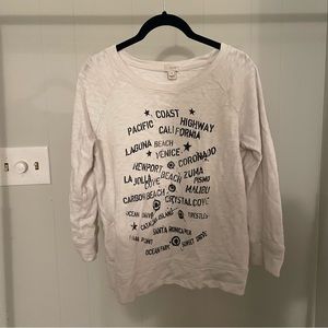 Jcrew California sweater